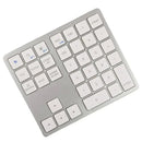 2.4G/bluetooth Numeric Keyboard 35-keys Super Thin Wireless Numpad USB Rechargeable Numeric Keypad for iOS Android Window Digital Keyboard
