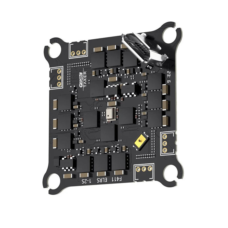 25.5x25.5mm GEPRC TAKER F411-12A-E 1-2S AIO F4 Flight Controller 12A 4in1 ESC for Darkstar20 Whoop 3 Inch Toothpick FPV RC Racing Drone