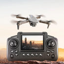 YLR/C E88 / E88D WiFi FPV with LCD Screen Controller HD Dual Camera Lighting Arms Optical Flow Positioning Colorful LED Light Foldable RC Drone Quadcopter RTF