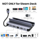 UGREEN 6-in-1 USB-C Docking Station to HD 4K60Hz RJ45 PD100W Charger Dock for Steam Deck ROG Ally MacBook PC USB A C 3.0 HUB