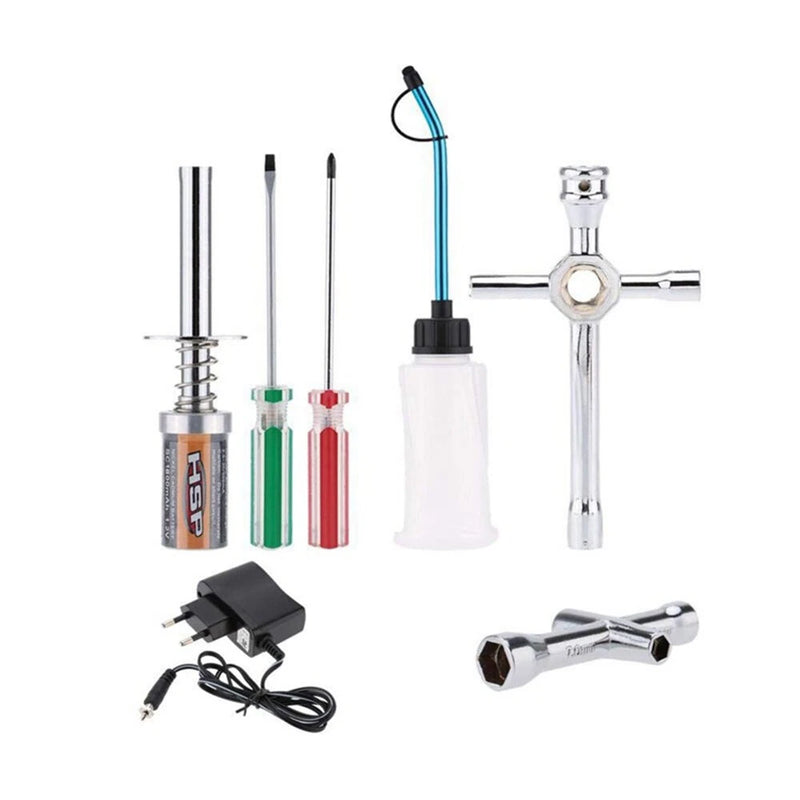 HSP 80141 80142A Infinite Ignition Kit Gas Engine RC Car Truck Vehicle Starter Repair Tool Including Charger