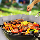 8/10 Plates Camping Gas Stove Folding Burner Wind Shield Aluminum Alloy Windproof Screen for Outdoor Camping Picnic Cooking