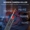 Multi-functional Camera Detector 500mAh 1MHz-6.5GHz Small Camera Finder Adjustable Sensitivity Portable Anti-Snooping Device Type-C Rechargeable Battery Long Battery Life