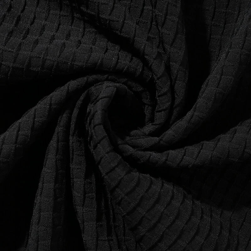 INCERUN Mens T-Shirt Basic Solid Color Short Sleeve T Shirt Casual V-neck Half Long Sleeve Tops Summer Loose Fit Men Clothing