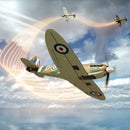 Eachine Spitfire Brushless 487mm Wingspan 2.4G 4CH 6-Axis Gyro One Key Aerobatics EPP RC Airplane Warbird Fixed Wing BNF/RTF