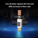 K1 K1 MAX Ceramic Heating Element Upgraded Hot End Kit 0.4mm Nozzle 550C High Temp for 3D Printer MK8 PLA ABS PETG Nylon