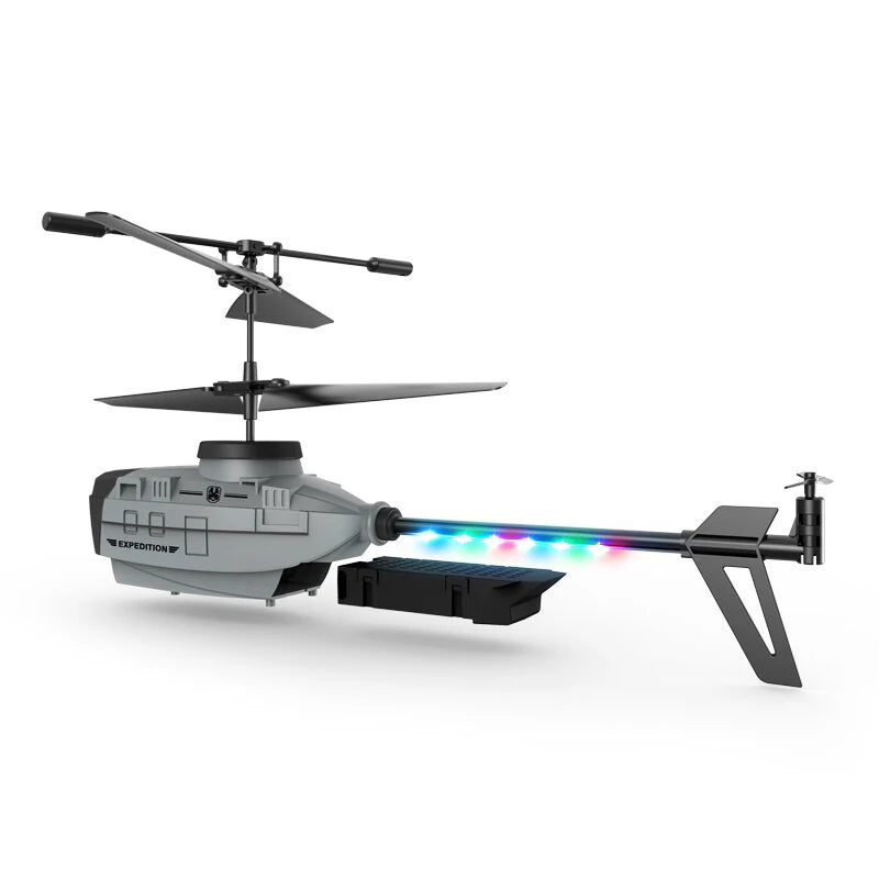 KY202 Black Bee 4CH 6-Axis 4K Dual Camera Air Gesture Obstacle Avoidance Intelligent Hover RC Helicopter RTF