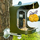 ZANLURE BC303 Solar Powered 1080P 24MP Wireless Smart Bird Feeder Camera IP65 Waterproof With Motion Sensor Bird Feeder Outdoor Bird Camera