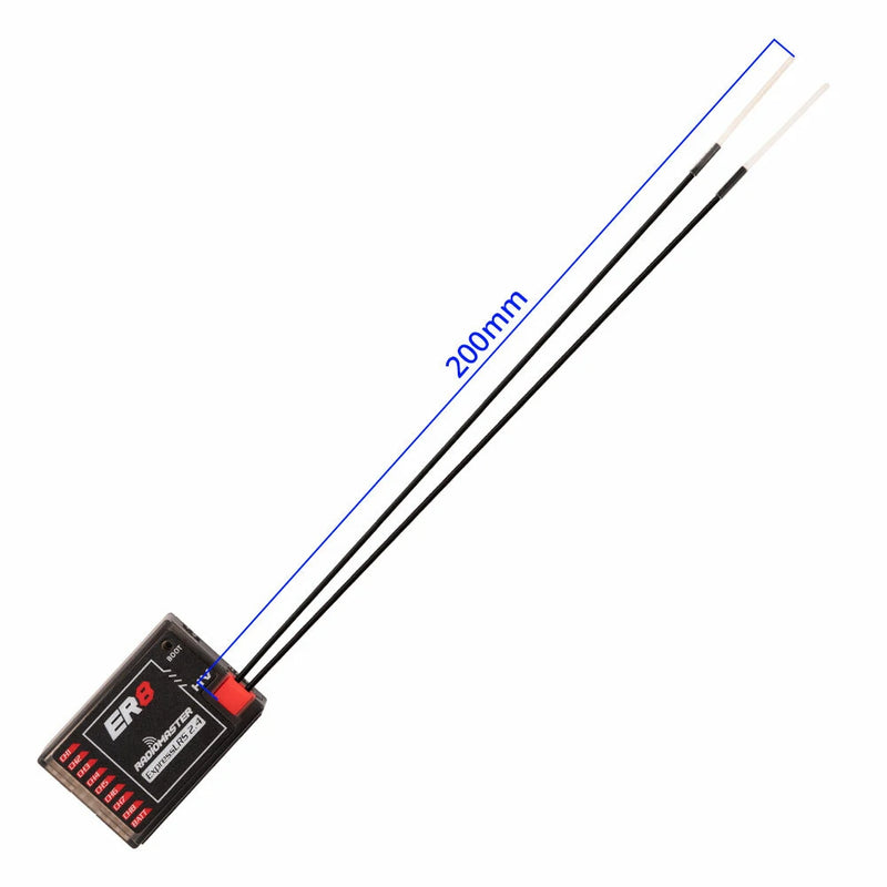 Radiomaster ER8 2.4GHz 8CH ExpressLRS ELRS RX 100mW PWM Receiver Support Voltage Telemetry for FPV RC Drone Airplane Glider