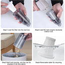 Handheld Vacuum Cleaner 120W 9000Pa Suction 40mins Working Time Portable Car Vacuum Cleaner with Multiple Nozzles for Car Home Office Cleaning