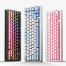 MCHOSE G75 V2 Tri-mode Customized Mechanical Keyboard with Volume Control Knob 81 keys Hot-swappable Gasket Structure RGB Light 10000mAh E-sports Gaming Keyboards for PC Laptop Computer