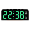 Digital Alarm LED Clock Mood Light TEMP Date Week 2 Alarms Snooze Electronic Table Clock 4 Levels Brightness 12H 24H LED Clock