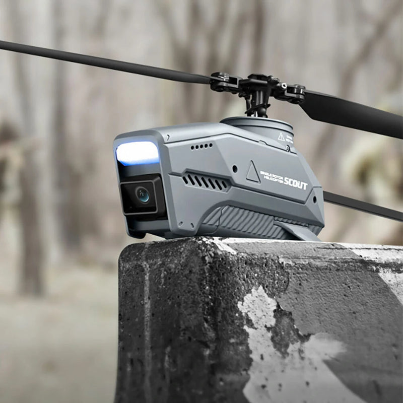 4DRC L1 Fighter Drone 1080P HD RC Quadcopter Single Rotor Four-channel Anti-collision Intelligent Electric Helicopter