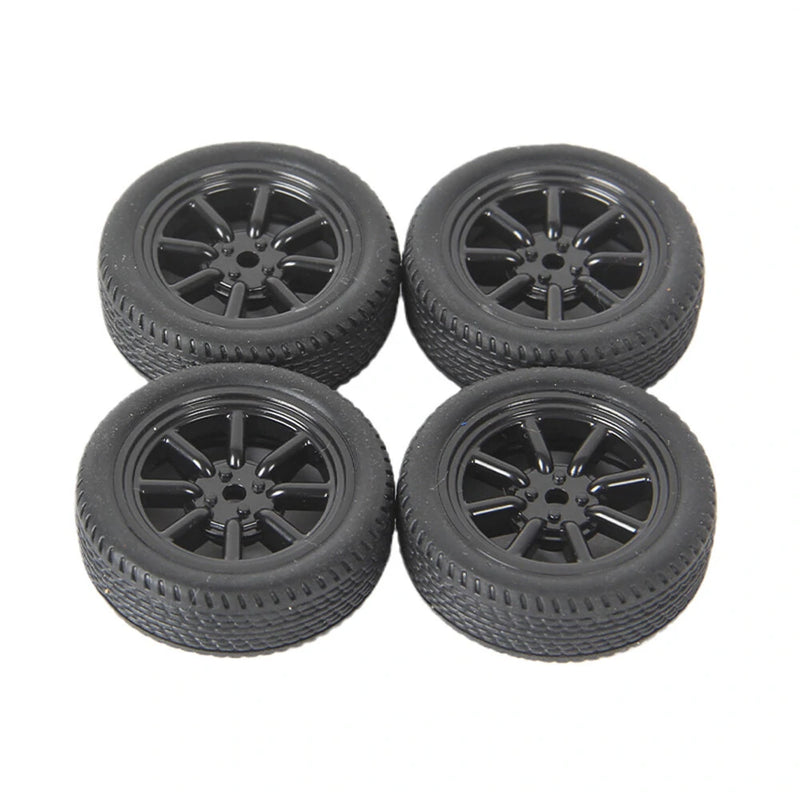 4PCS LDRC A86 A86P 1/18 RC Car Spare Tires Wheels 4mm Hex LA0017 Drift Vehicles Models Parts Accessories