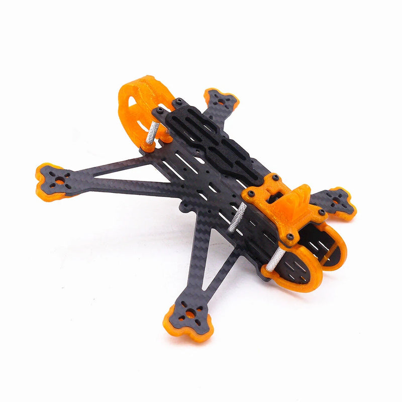 TEOSAW Drake35 155mm Wheelbase Carbon Fiber 3.5 Inch Frame Kit Support Vista Air Unit for DIY RC Drone FPV Racing