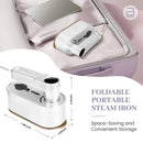 Smart Handheld Mini Garment Steamer Travel Clothes Powerful Handheld Steam Ironing Machine Fast Heating with Digital Display 180 Rotatable Clothes Ironing