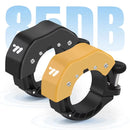 WEST BIKING 85 dB Mini Bicycle Bell Ring Fits 22.2-31.8mm Handlebars Clear Ringtone Aluminum Alloy Invisible Bell for MTB Cycling Safety