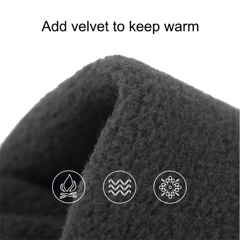 XANES Winter Outdoor Sports Cycling Gloves Windproof Waterproof Fleece Cold-Proof Ski Finger Touchscreen Non-Slip Motorcycle Gloves