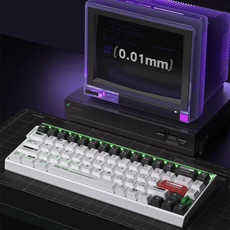 LANGTU BOOM68 Tri-Mode Mechanical Keyboard RGB Magnetic Switch Wired 8KHz Polling Rate RT0.01mm Hot-swap 8000mAh/10000mAh Battery Gaming Keyboard