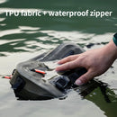 ZANLURE Large Capacity Fishing Tackle IPX6 Waterproof Bag Outdoor Waist Fanny Pack Crossbody Bag Lures Line Box Storage for Hiking Camping Fishing