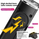 3 in 1 450Lm Brightness Wireless Bike Headlight 2000mAh Battery Type-C 3 Light Modes Smart Speedometer with 120db Horn for Night Cycling