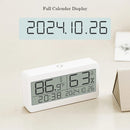 Magnetic Suction LED Simple Clock Back Light Desktop Clock Temperature And Humidity Alarm Clock Decorative Ornaments Silent Small Alarm Clock