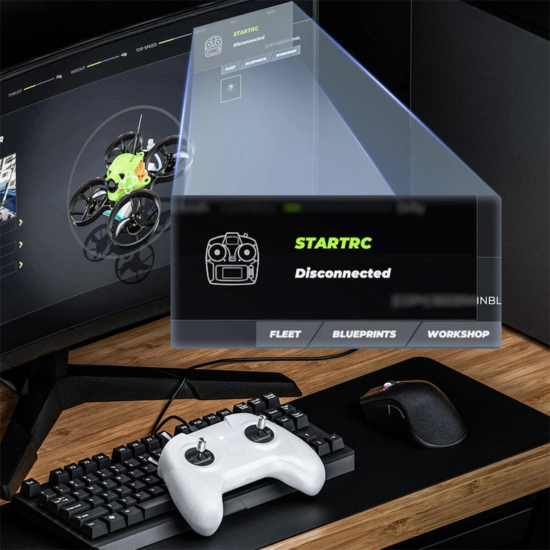 STARTRC Drone S8 8CH FPV Flight Simulator Remote Controller Flight Training System for Beginners/Experienced FPV Pilots