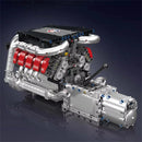 Mould King 10203 The MB Car V8 Engine Model with Gearbox Building Block Technical Car Engine Brick Set Assembly Kit 1196PCS Engine Toys Kids Christmas Gift