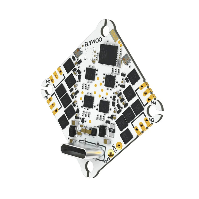 25.5x25.5mm Flywoo GOKU F405 HD 1-2S ELRS AIO V2 Flight Controller 9V BEC 12A BL_S 4in1 ESC / ELRS 2.4G RX for RC Drone FPV Racing