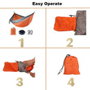 IPRee Portable Parachute Hammock 270x140cm Camping Survival Outdoor Indoor Hammock for Backyard Patio Hiking Travel