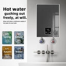 Tevorex 5500W 220V Instant Electric Water Heater IPX4 Waterproof LED Digital Display Fast Heating Constant Temperature for Bathroom Kitchen
