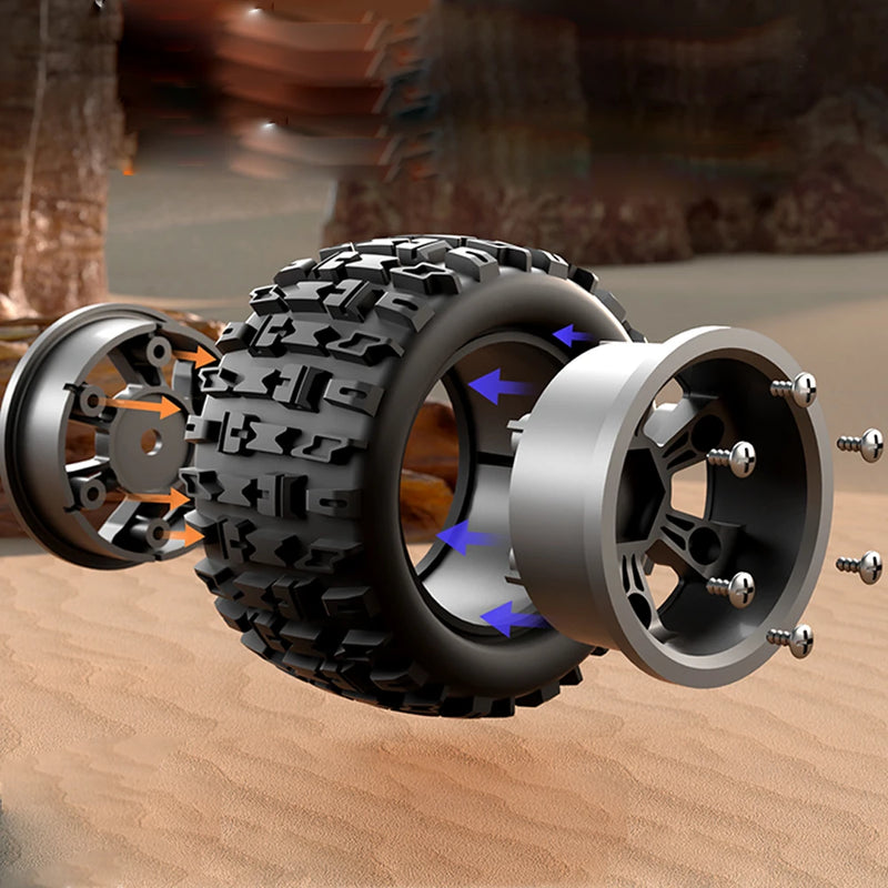 SCY & THE LINK 18102 1/18 2.4G 4WD High Speed RC Car Vehicle Models Full Proportional Control W/ Light