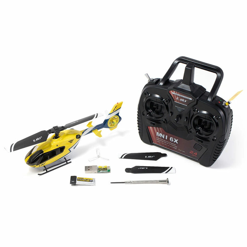ESKY 150EC 2.4G 4CH 1:68 Scale Ultra-Miniature Single-Blade Flybarless Practice Stable Route and Controllable Altitude RC Helicopter RTF