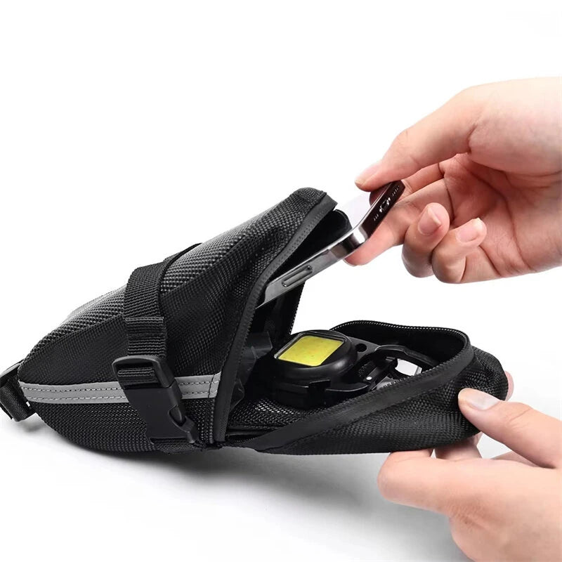 B-SOUL 1.7L Cycling Tools Bag Quick Release Mountain Bike Saddle Bag Waterproof Road Bike Cushion Bag MTB Bicycle
