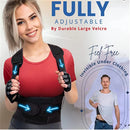 KALOAD Adjustable Back Support Belt Back Posture Corrector Shoulder Lumbar Spine Support Back Protector