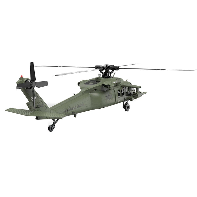 Eachine E200S UH-60 2.4G 6CH 3D 6-Axis Gyro Dual Brushless Motor 1:47 Scale Flybarless RC Helicopter BNF / RTF