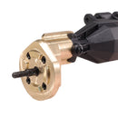 Upgraded Metal Accessories Brass Front Axle Steering Cup+Rear Axle Cup for MJX 1/12 H12Y H12Y+ RC Car Vehicle Models Spare Parts