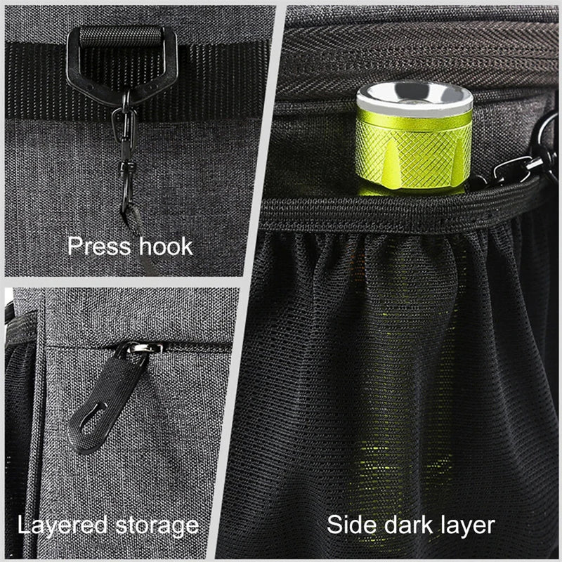 5L Bicycle Handlebar Bag Large Capacity Waterproof Phone Case Holder 6.7 Inches Touchscreen Cycling Package for MTB Road Bike