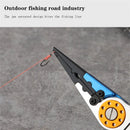ZANLURE Fishing Pliers Line Cutter Split Ring Multi-Purpose Cutter With Coiled Lanyard Buckle Tool For Outdoor Saltwater Freshwater Fishing