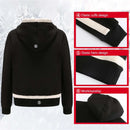 TENGOO HS-09 Smart Heated Sweatshirt 9 Heating Areas Quick Heating USB Rechargeable Windproof Washable Safety Fashion Oversize Hoodie Jacket for Winter Outdoors Keep Warm