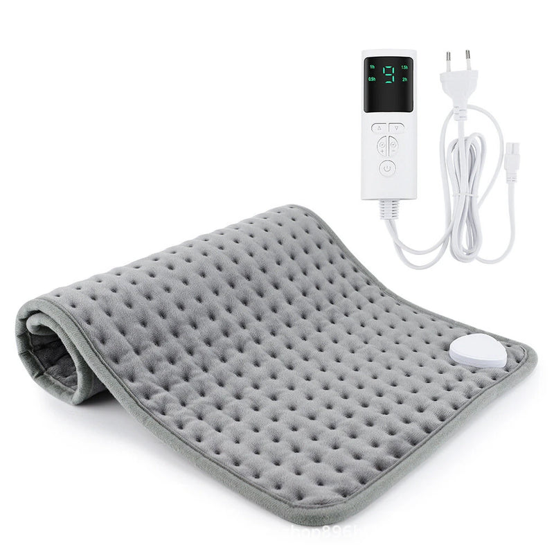30x60cm Electric Heating Blanket  9-Level Temperature Adjustment 4-Level Timed Multifunctional Intelligent Temperature Control Heating Cushion Therapy Electric Blanket