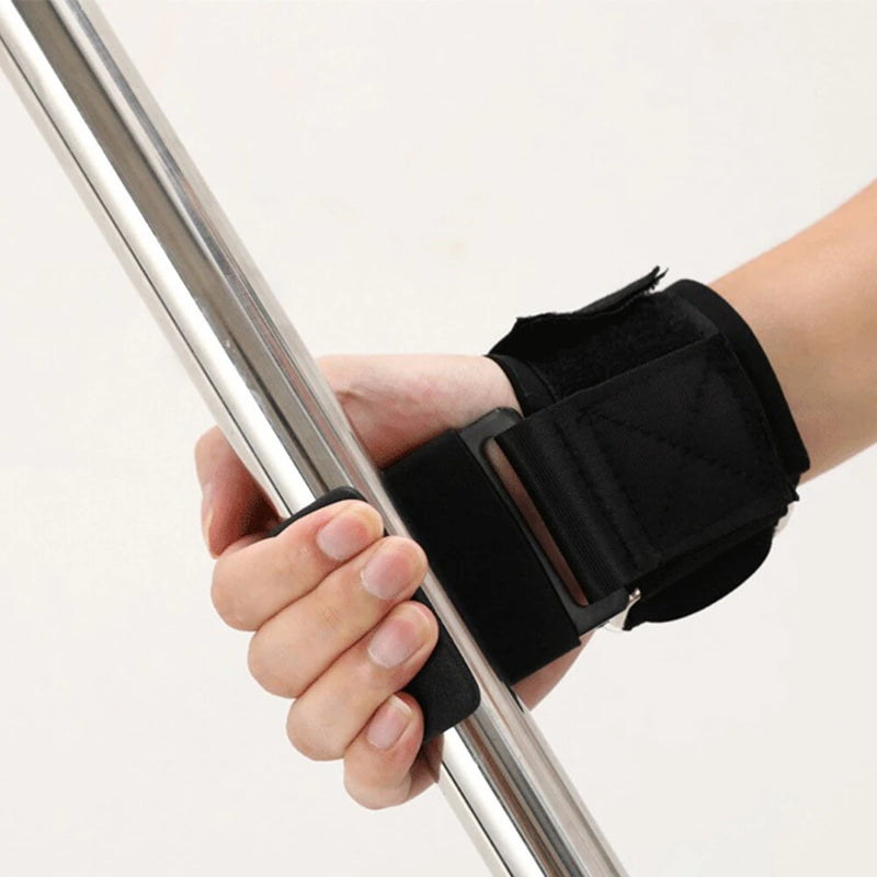 KALOAD 1pcs Fitness Auxiliary Pull-Ups Hook Grips With Wrist Wraps for Gym Weight Lifting Strength Training