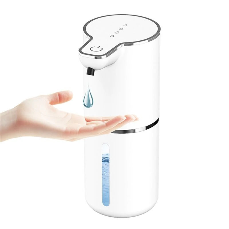 4 Level Automatic Soap Dispenser Touchless Foaming Soap Dispenser 350ML USB Rechargeable Electric Adjustable Foam Soap Dispenser