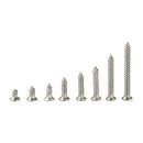 800pcs M2 Self Tapping Stainless Steel Screws Assortment Kit Replacement