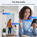 K20 1080P PTZ WiFi IP Camera Outdoors Surveillance Camera Full-color Night Vision Motion Detection Two-way Intercom IP66 Waterproof 2MP Bullet Camera Home Security Protection