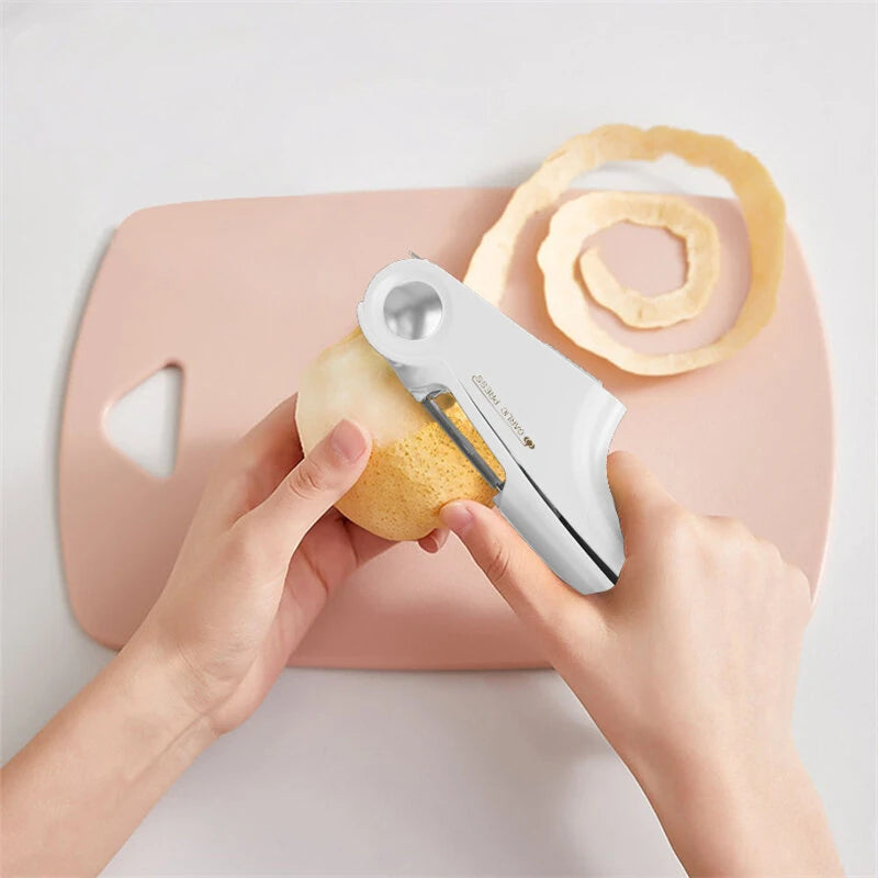 Multifunctional 3 In 1 Garlic Press Portable Manual Operation Mincer Garlic Slicer Environmentally Friendly Material Can Opener