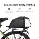XANES 4L Bicycle Pannier Bag Multi-Purpose Wear-resistant Bike Rear Rack Bag Night Reflective Cycling Camel Bag for MTB