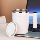 400ml USB Rechargeable Battery Auto Mixing Cup For Coffee Milk Grain Oat Magnetized Stirring ABS Stainless Steel Mug