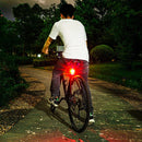 400lm LED Rear Bike Light Safety Tail Light Waterproof Professional  Natural White Bicycle Cycling Light Adjustable Button Battery For Camping Hiking Caving Everyday Use