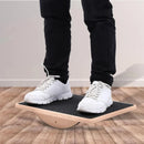 KALOAD Wooden Wobble Balance Board Adult Exercises Training Balancing Rocking Board Level Training Balance Pedal Gym Exercise Pad for Home Fitness